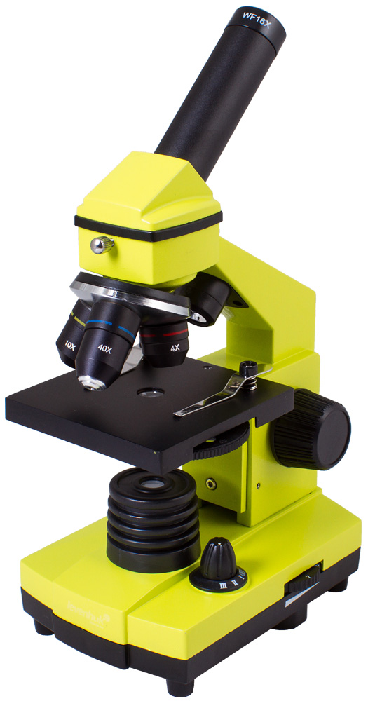 Микроскоп LEVENHUK Rainbow 2L PLUS Lime/Лайм