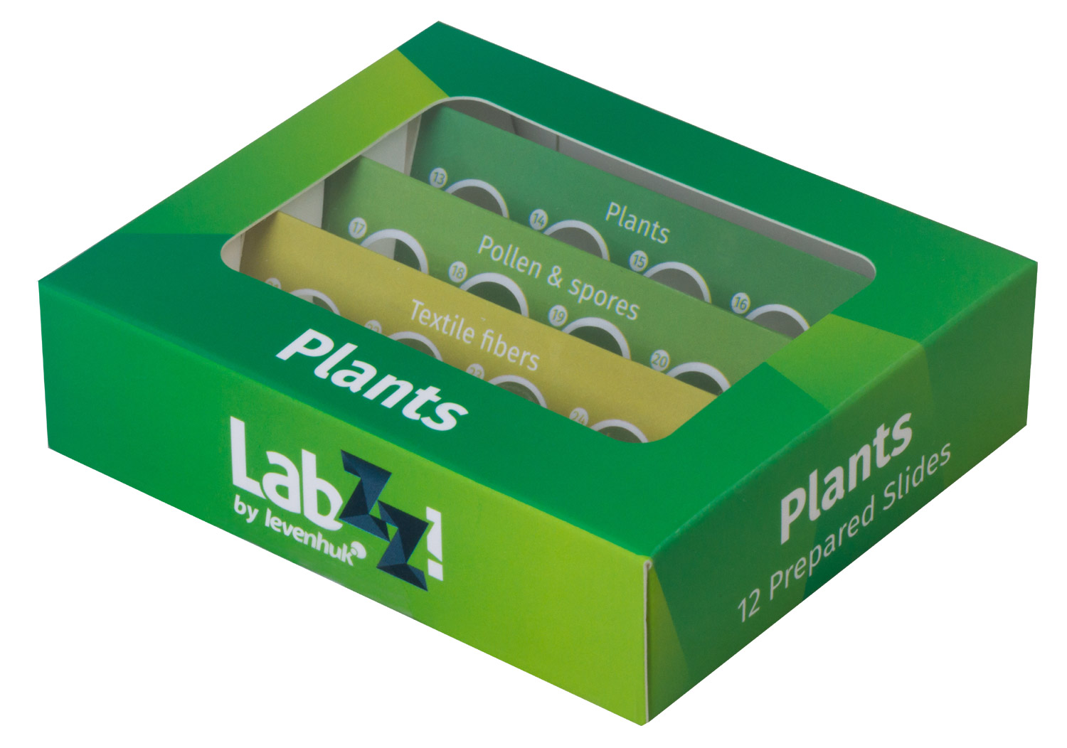 Набор микропрепаратов Levenhuk LabZZ P12 растения